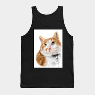 Cross Eyed Kittie Cat Tank Top